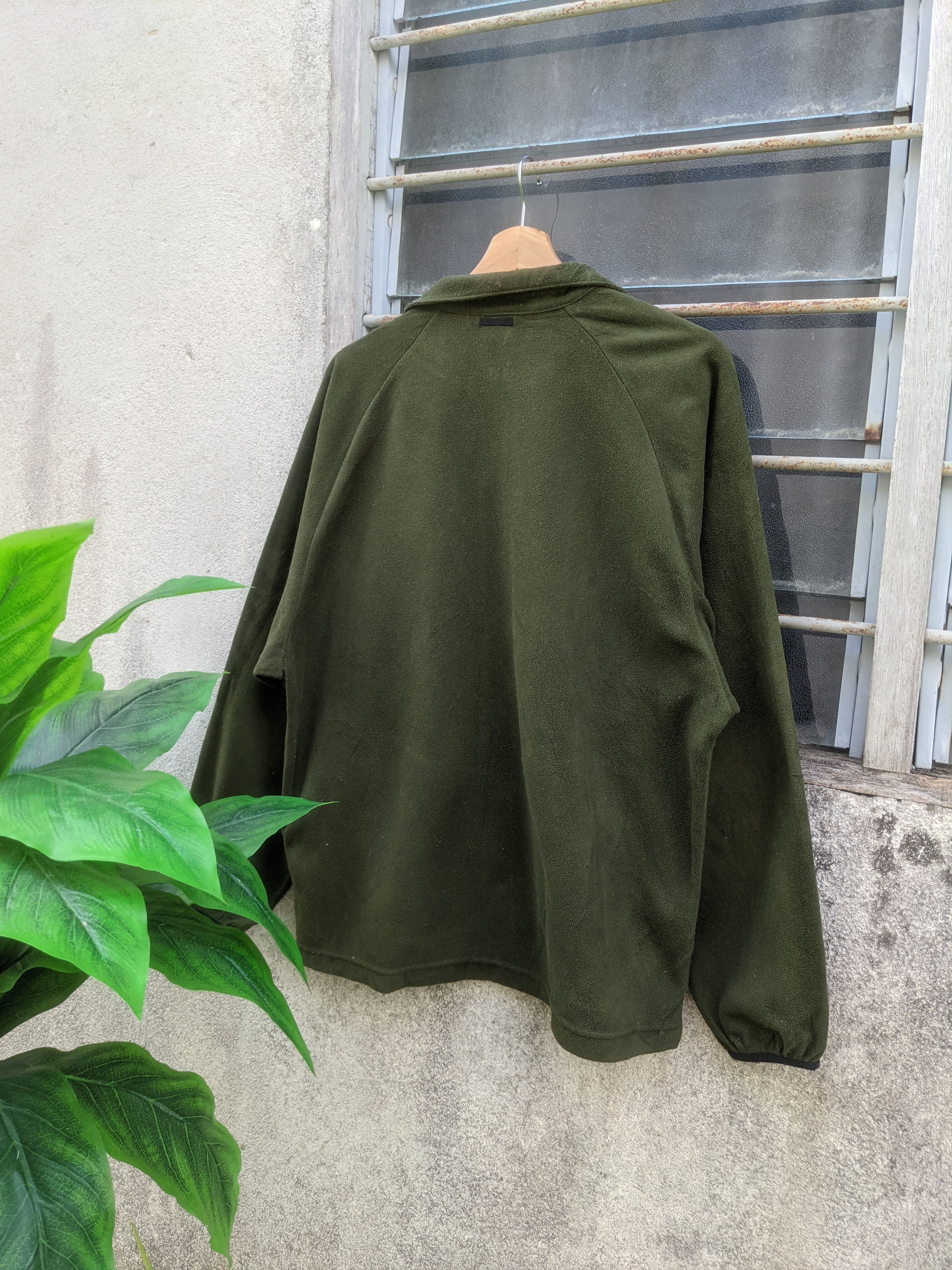 Adidas Adidas olive green fleece Size US M / EU 48-50 / 2 - 2 Thumbnail