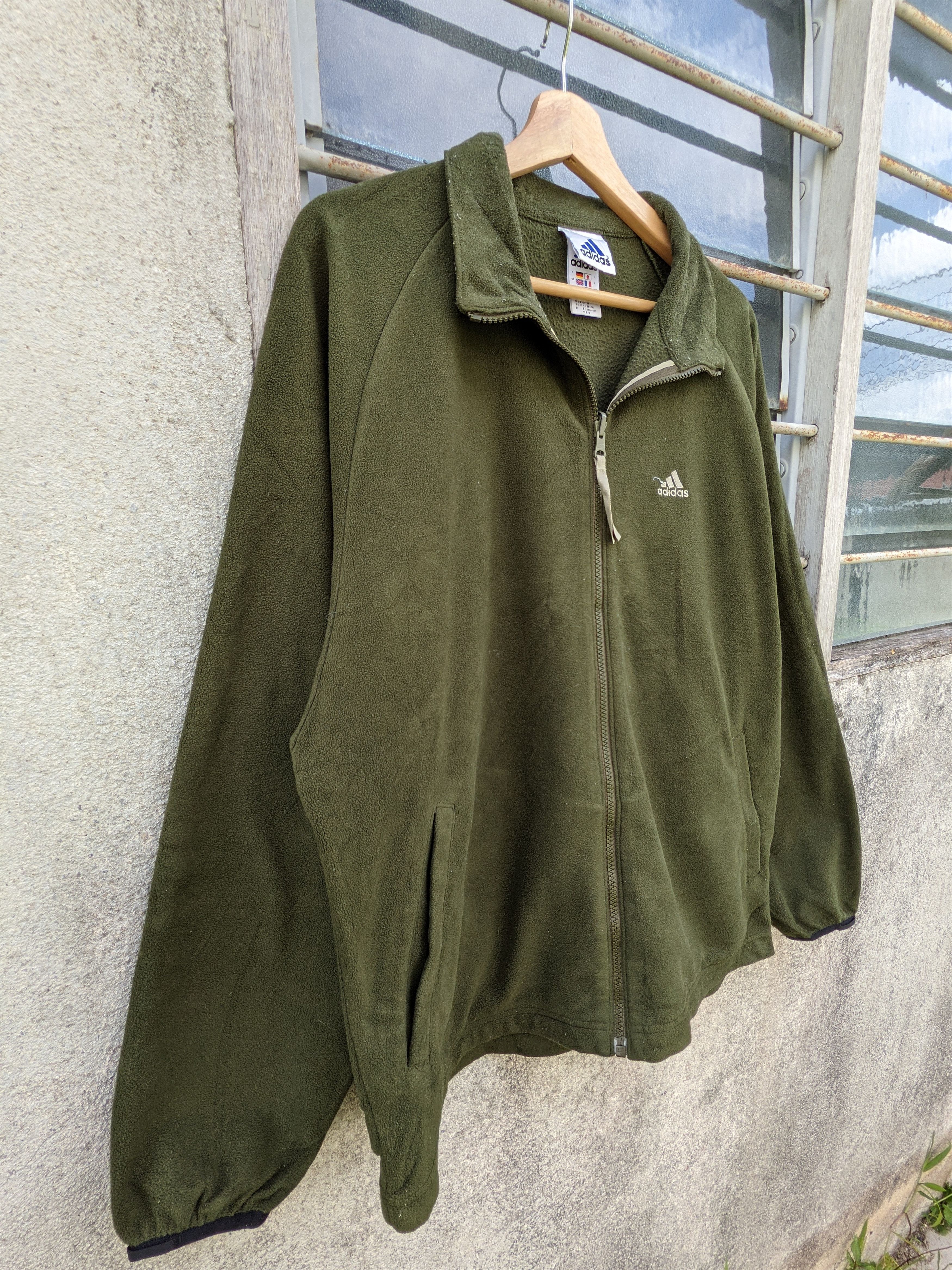 Adidas Adidas olive green fleece Size US M / EU 48-50 / 2 - 4 Thumbnail