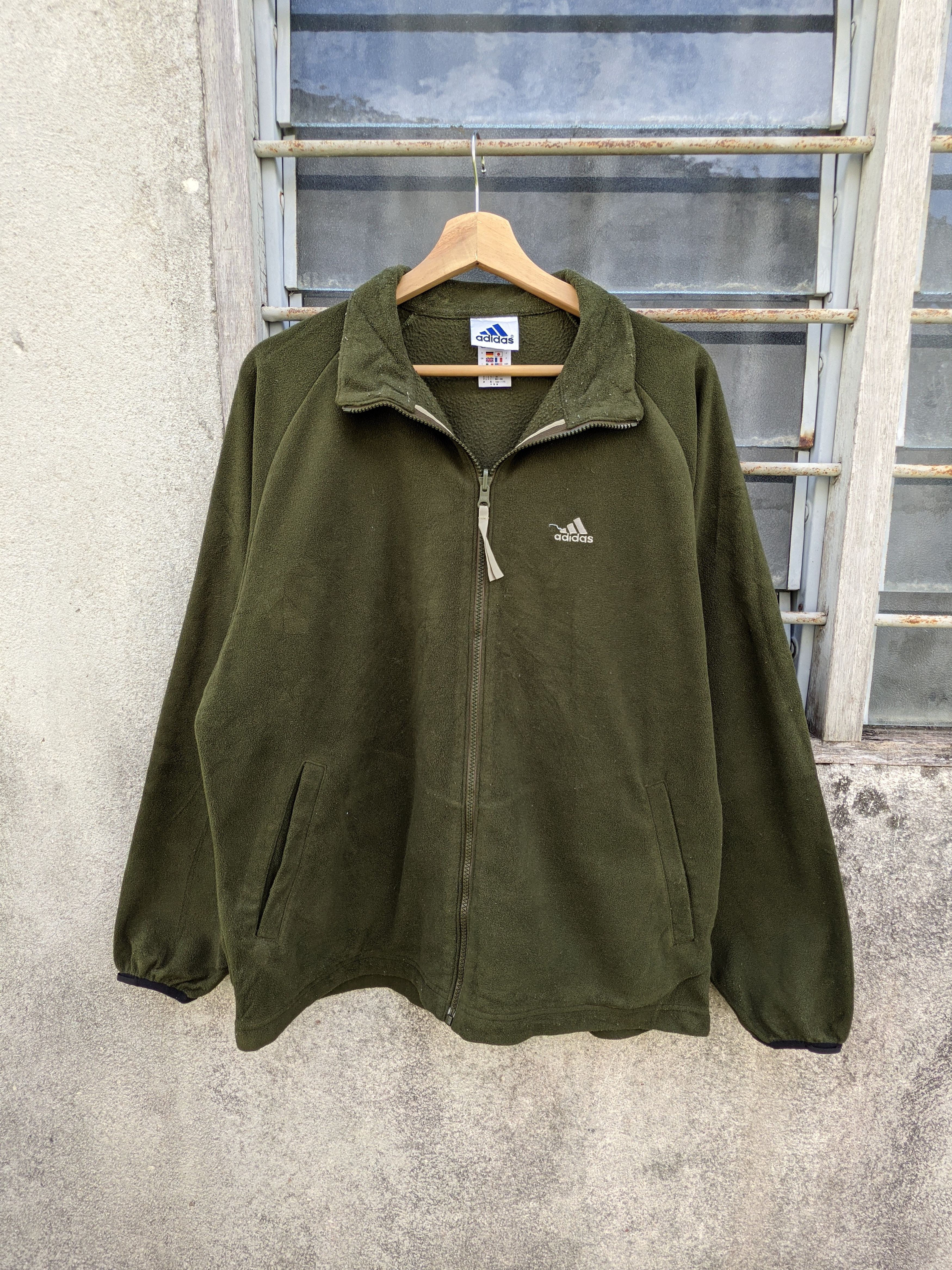 Adidas Adidas olive green fleece Size US M / EU 48-50 / 2 - 5 Thumbnail