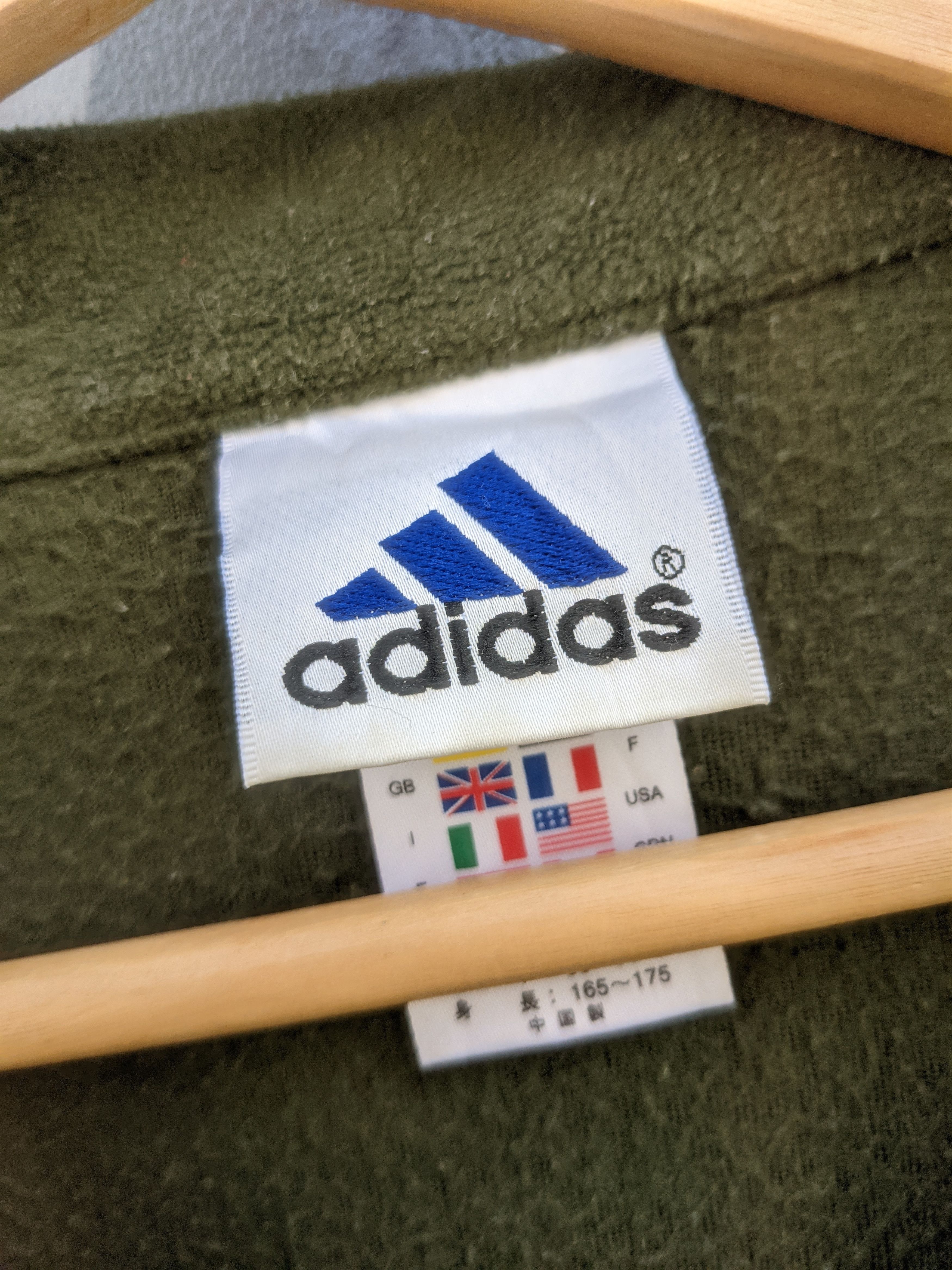 Adidas Adidas olive green fleece Size US M / EU 48-50 / 2 - 6 Thumbnail