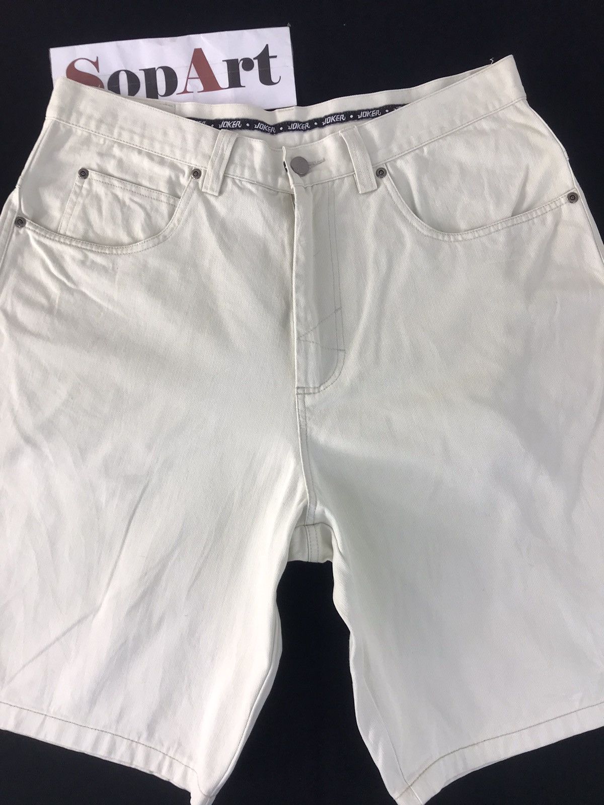 Vintage Vintage Short Pants Joker Carpenter Zipper Style Size US 33 - 3 Thumbnail
