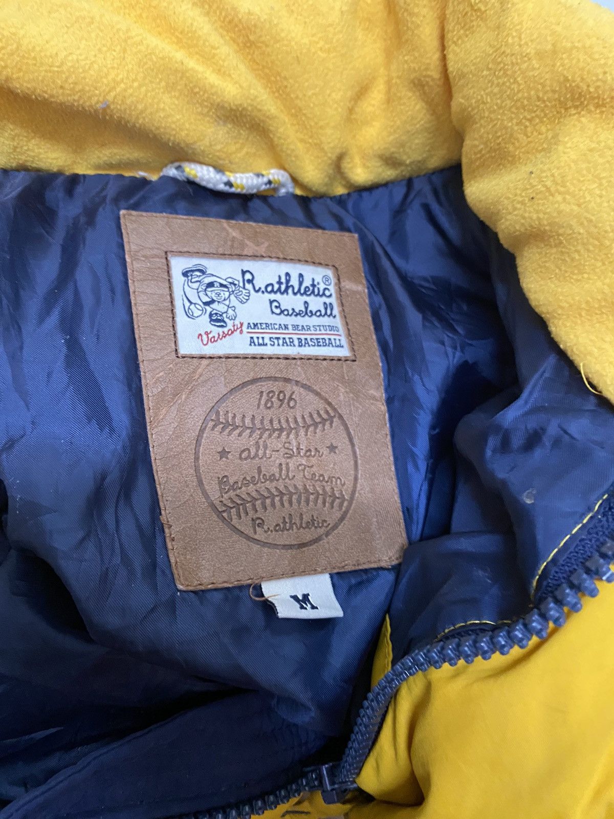 Japanese Brand × Russell Athletic ALL STAR BASEBALL TEAM DISTRESSED YELLOW PUFFER JACKET Size US M / EU 48-50 / 2 - 16 Thumbnail