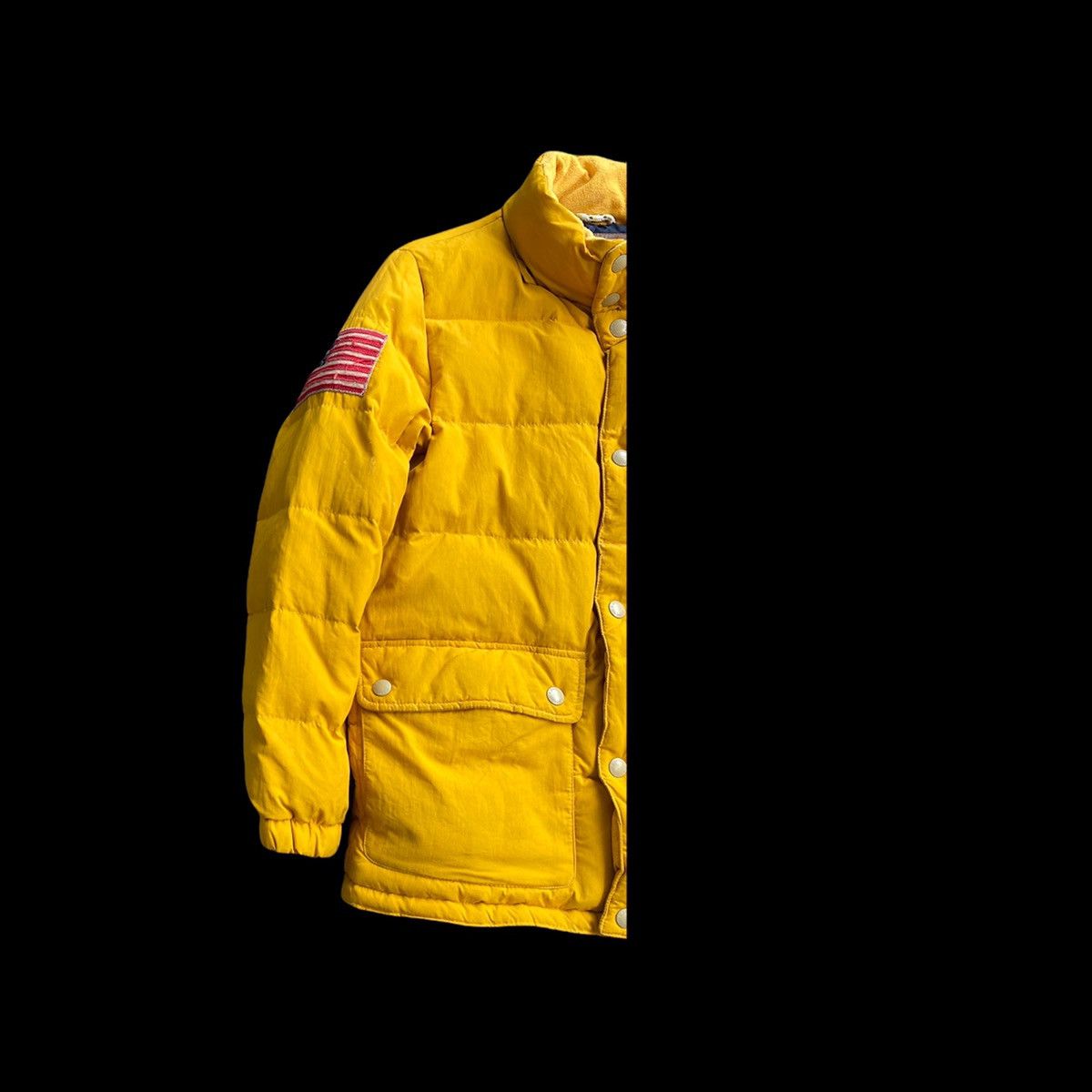 Japanese Brand × Russell Athletic ALL STAR BASEBALL TEAM DISTRESSED YELLOW PUFFER JACKET Size US M / EU 48-50 / 2 - 6 Thumbnail