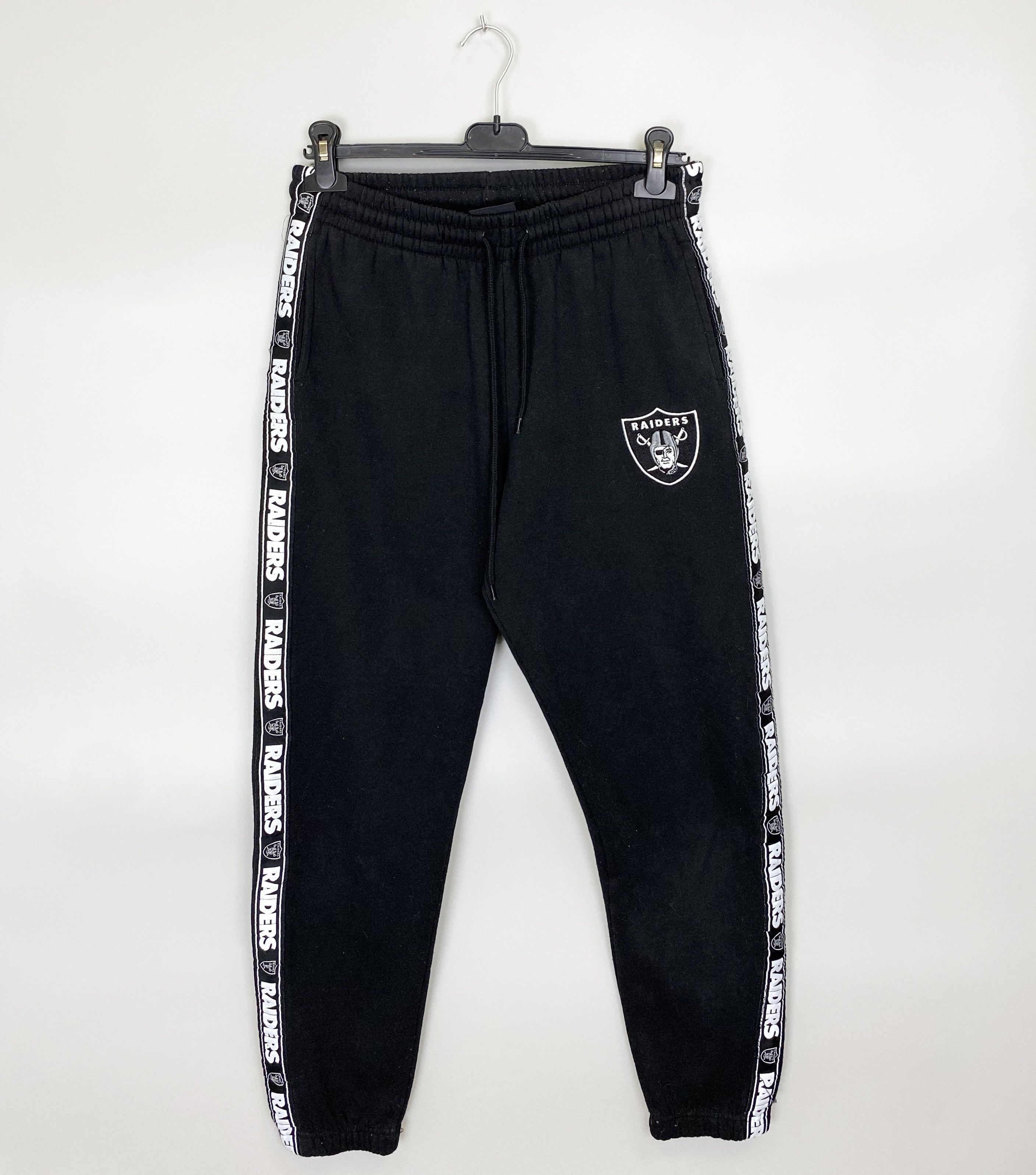NFL Oakland Raiders NFL Taped Track Sports Black Pant Size M Size US 32 / EU 48 - 1 Thumbnail