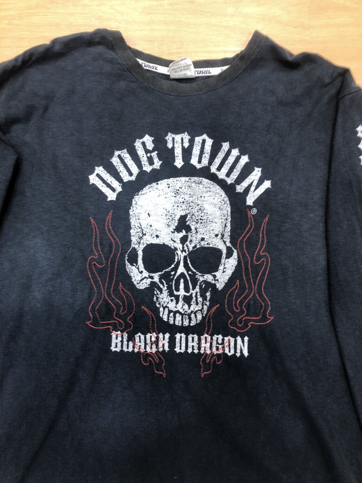 Dogtown Vintage Dogtown Black Dragon back printed punk hip hop style Size US XL / EU 56 / 4 - 2 Thumbnail