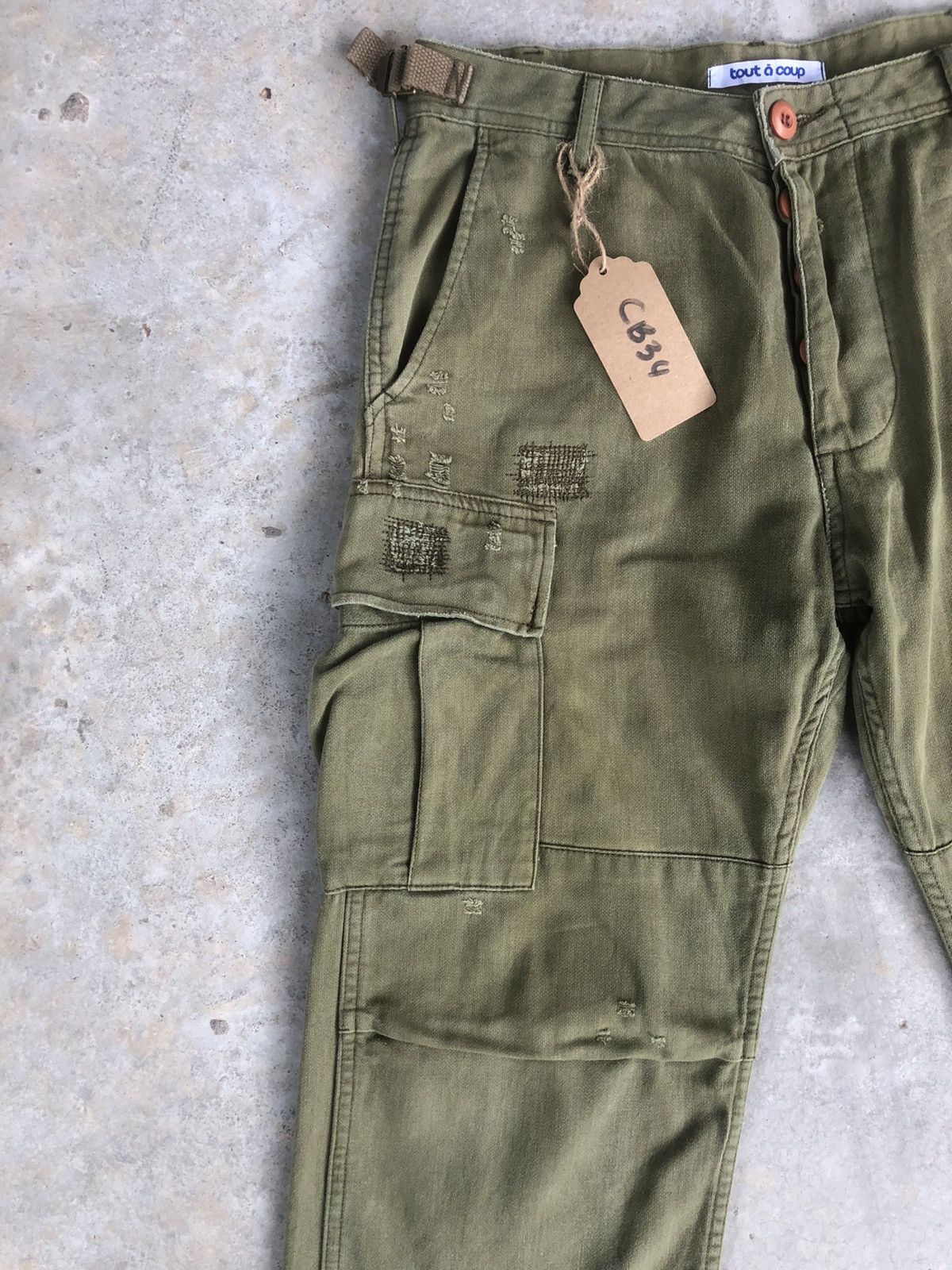 Japanese Brand Tout a coup cargo pants tactical multipocket bondage Size US 30 / EU 46 - 4 Thumbnail