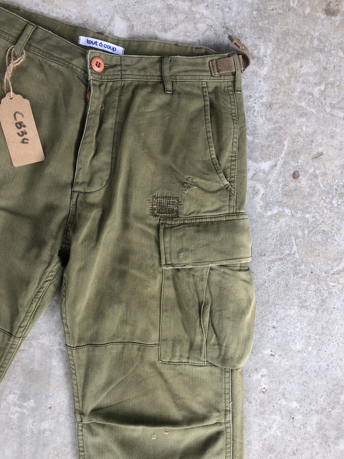 Japanese Brand Tout a coup cargo pants tactical multipocket bondage Size US 30 / EU 46 - 5 Thumbnail