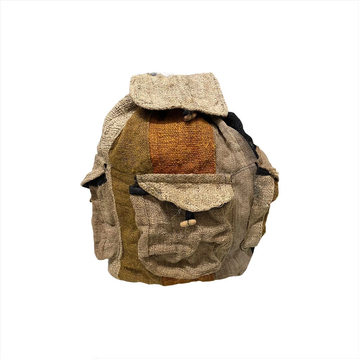Vintage SUPER RARE TRASHED PATCHWORK OF SACKS BAG PACK Size ONE SIZE - 2 Thumbnail