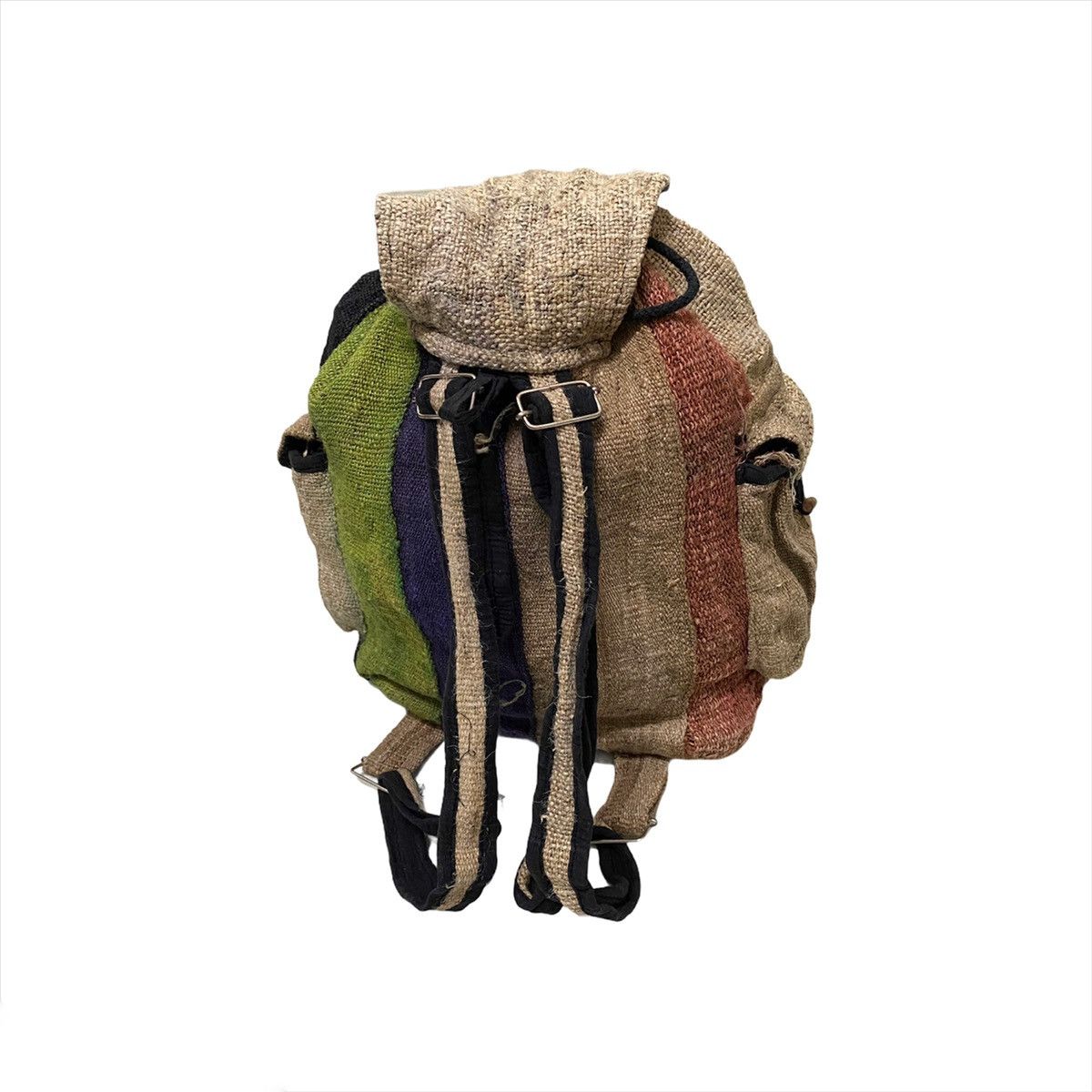 Vintage SUPER RARE TRASHED PATCHWORK OF SACKS BAG PACK Size ONE SIZE - 3 Thumbnail
