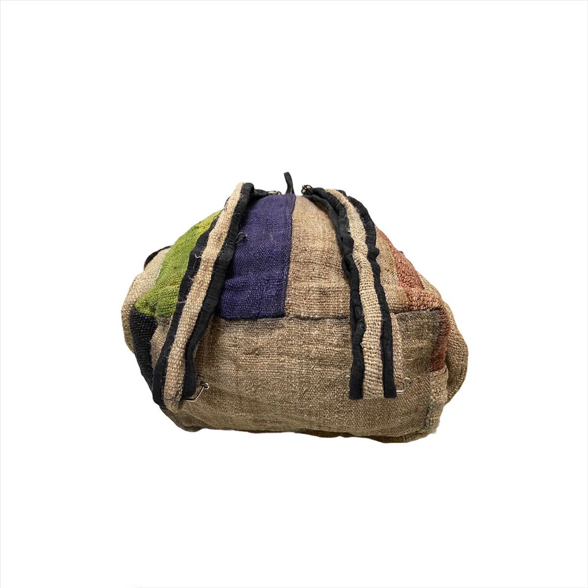 Vintage SUPER RARE TRASHED PATCHWORK OF SACKS BAG PACK Size ONE SIZE - 5 Thumbnail