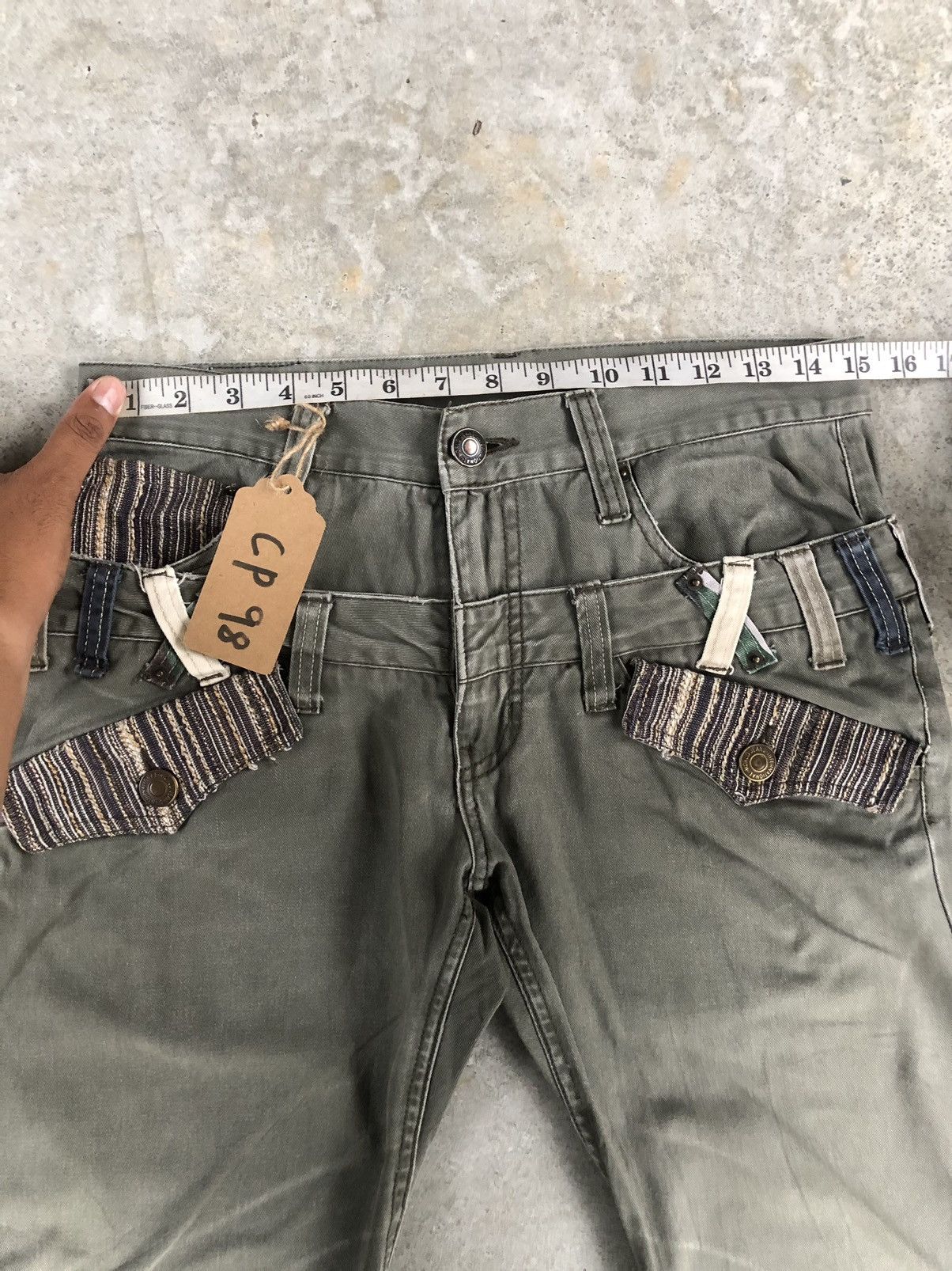 Japanese Brand Dominate Handcrafted Cargo Pants Tactical Multipocket Size US 30 / EU 46 - 16 Thumbnail