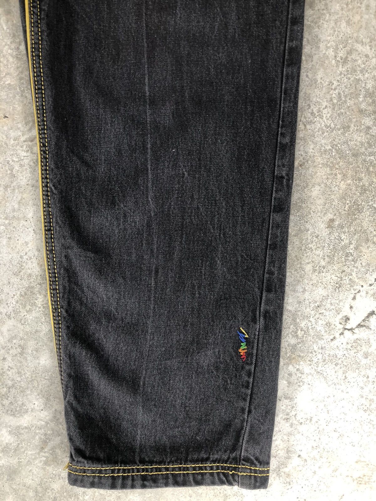 Coogi Coogi Embroidered Jeans Baggy Jeans Hip Hop Distressed Jeans Size US 35 - 7 Thumbnail
