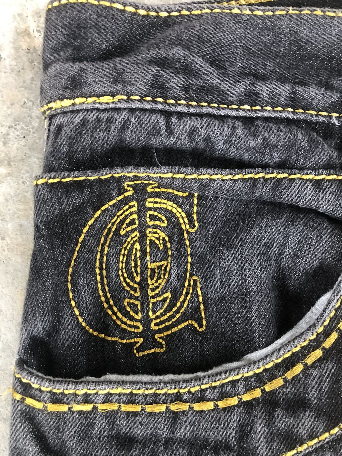 Coogi Coogi Embroidered Jeans Baggy Jeans Hip Hop Distressed Jeans Size US 35 - 14 Thumbnail