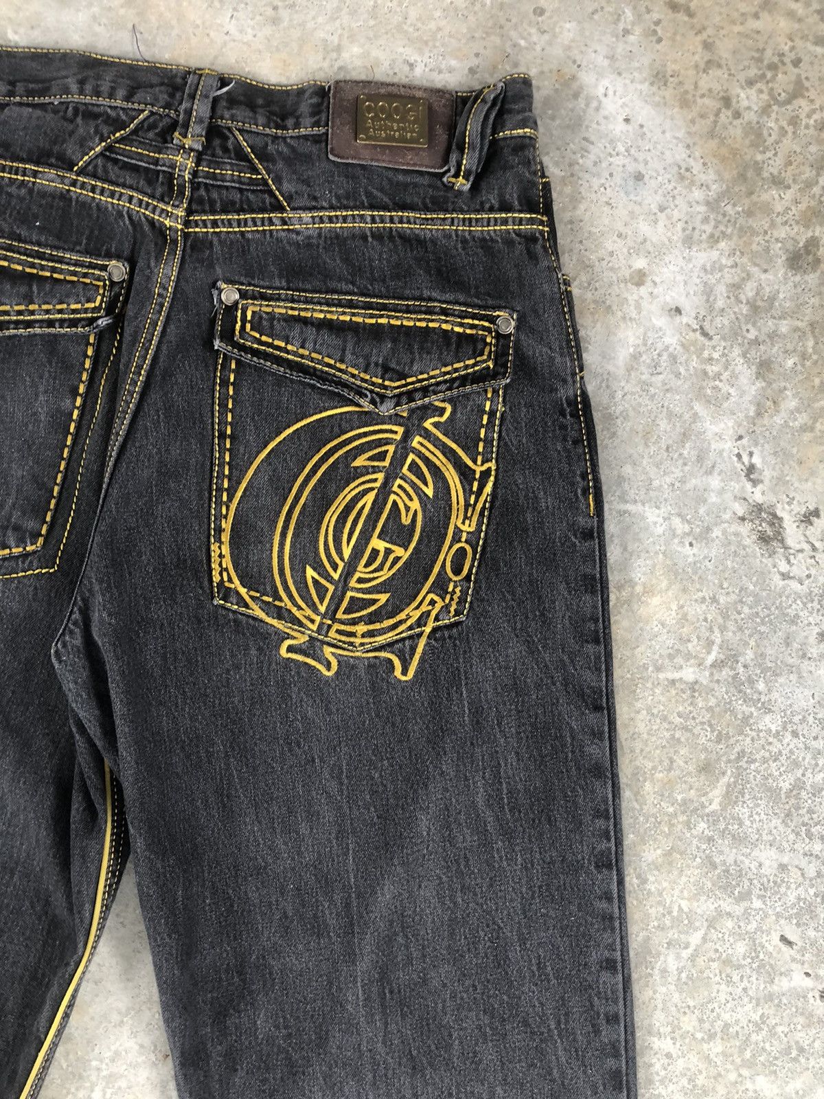 Coogi Coogi Embroidered Jeans Baggy Jeans Hip Hop Distressed Jeans Size US 35 - 10 Thumbnail