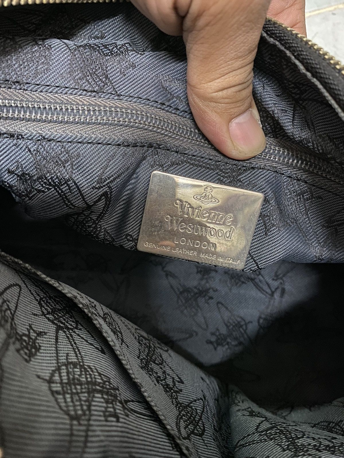 Vivienne Westwood PRE OWNED VIVIENNE WESTWOOD ORB EMBOSSED LOGO SPEEDY BAG Grailed
