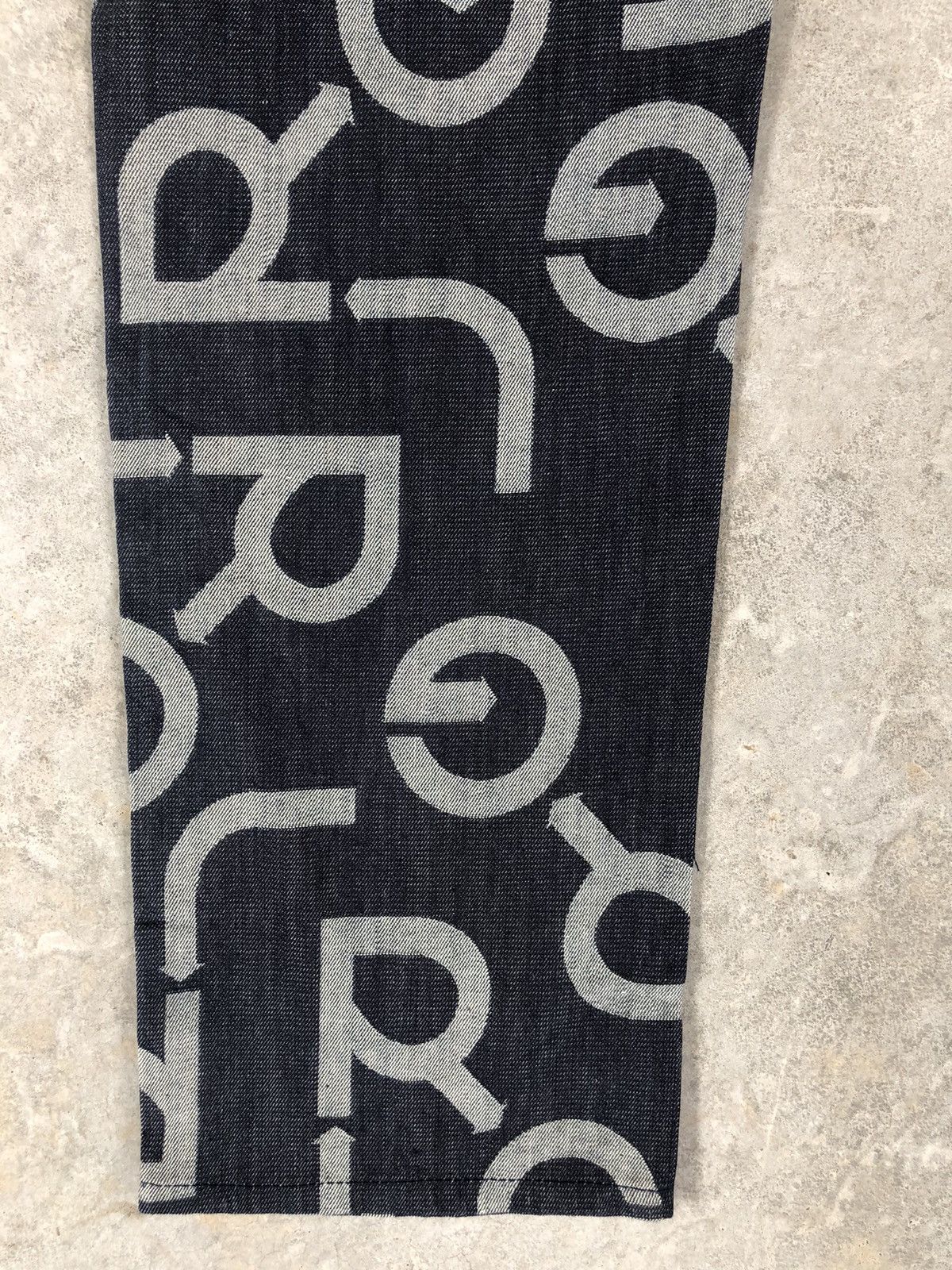 LRG Japanese lrg Fullprint Embroidered Jeans Size US 35 - 11 Thumbnail