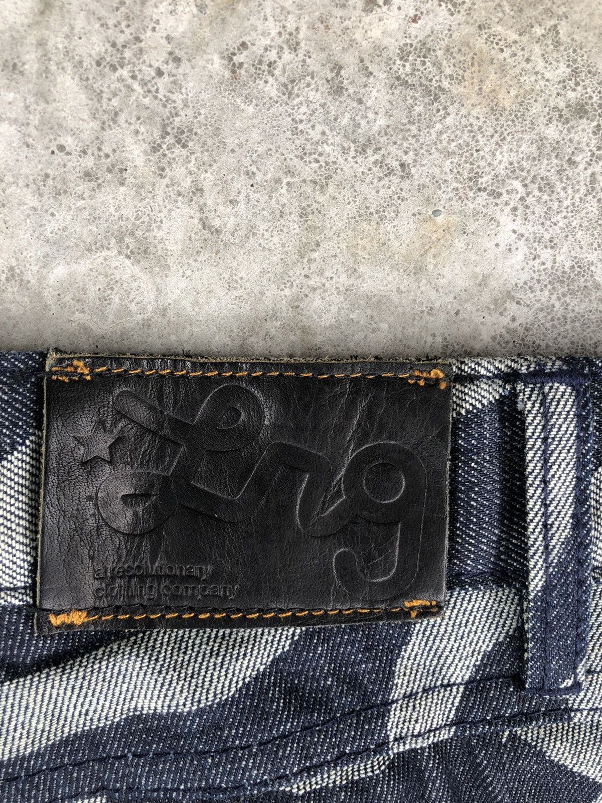 LRG Japanese lrg Fullprint Embroidered Jeans Size US 35 - 13 Thumbnail
