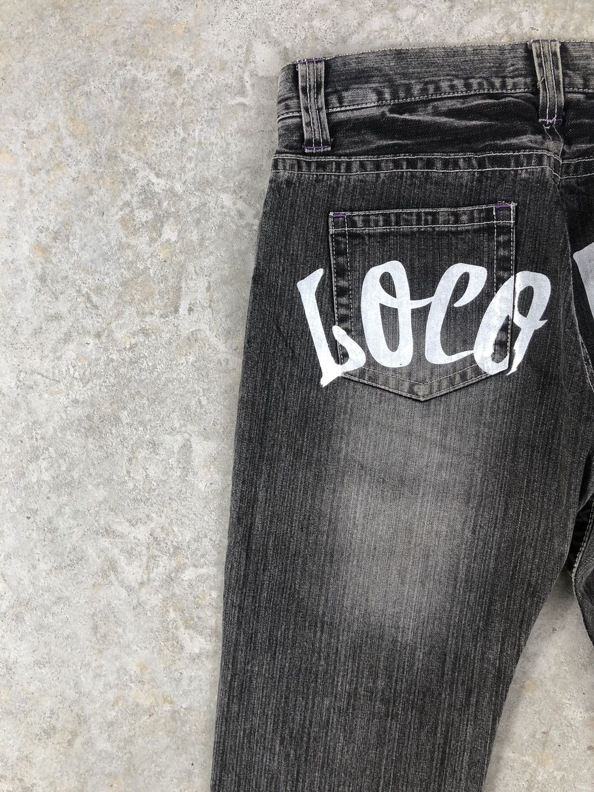 Japanese Brand Japanese Daily Topics Spellout Distressed Jeans Straight Cut Size US 32 / EU 48 - 9 Thumbnail
