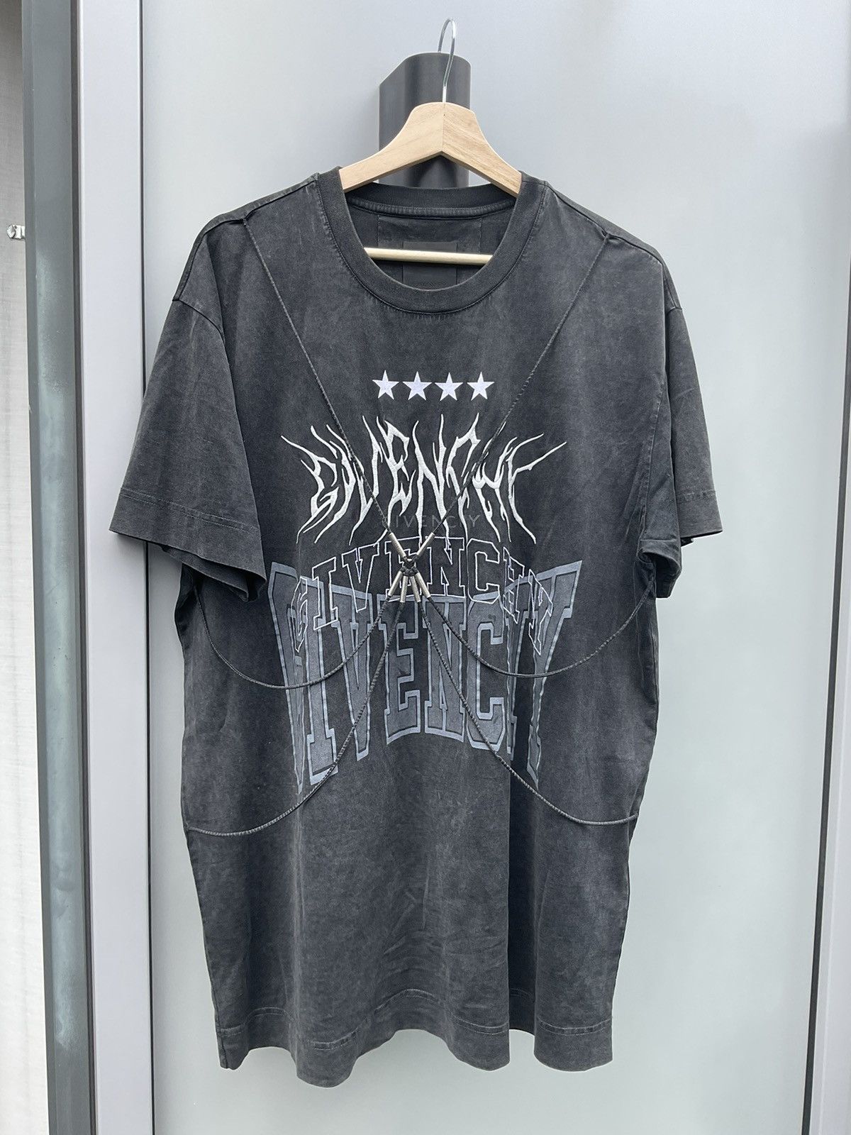 Givenchy T-Shirt With Logo of Woven Embroidery Night Blue