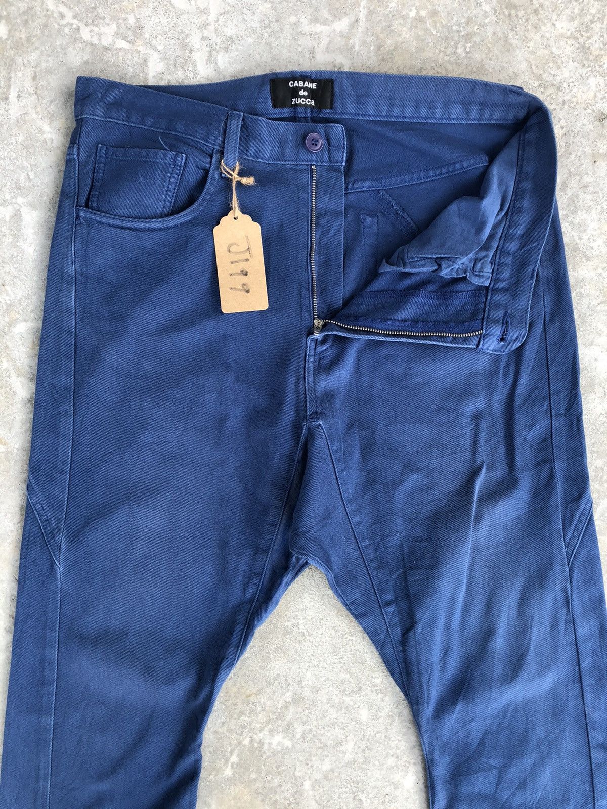 Issey Miyake CABANE de ZUCCA Distressed Jeans Issey Miyake Size US 34 / EU 50 - 3 Thumbnail
