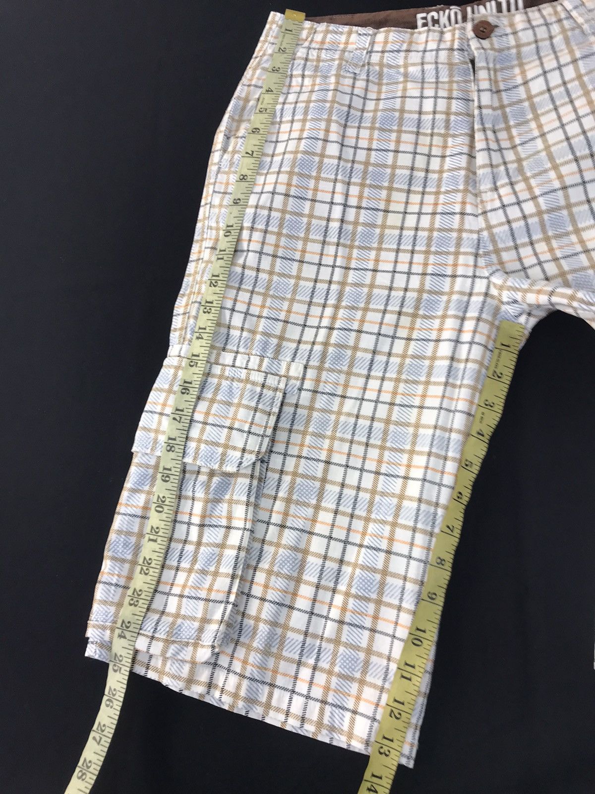 Ecko Unltd. Vintage Short Pants Ecko UnLtd Design Striped Design Size US 30 / EU 46 - 13 Thumbnail