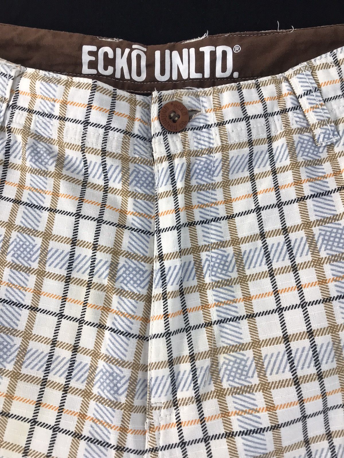 Ecko Unltd. Vintage Short Pants Ecko UnLtd Design Striped Design Size US 30 / EU 46 - 7 Thumbnail