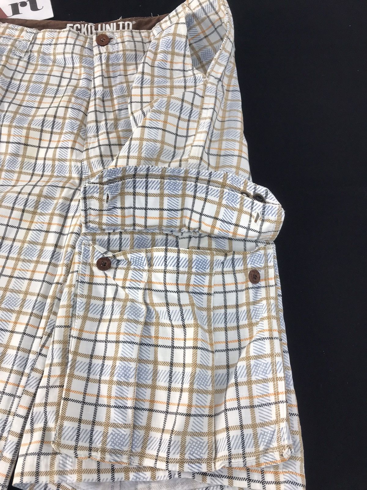 Ecko Unltd. Vintage Short Pants Ecko UnLtd Design Striped Design Size US 30 / EU 46 - 4 Thumbnail