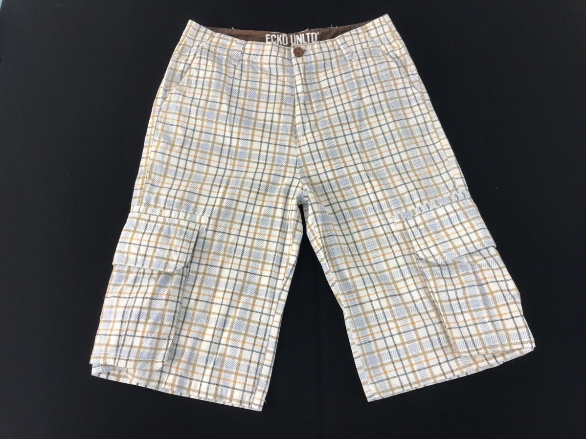 Ecko Unltd. Vintage Short Pants Ecko UnLtd Design Striped Design Size US 30 / EU 46 - 1 Thumbnail