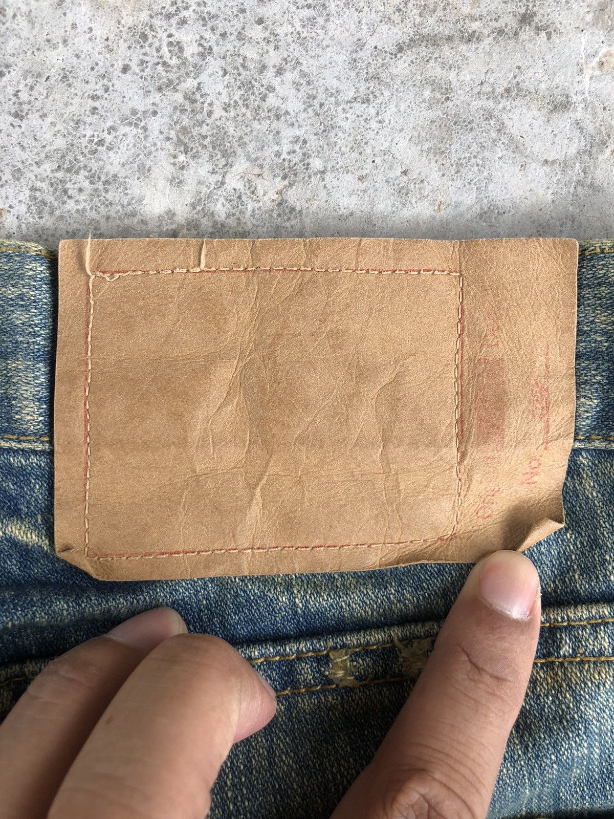Japanese Brand Japanese Loma Mud Wash Distressed Jeans Spellout Punk Style Size US 32 / EU 48 - 17 Thumbnail