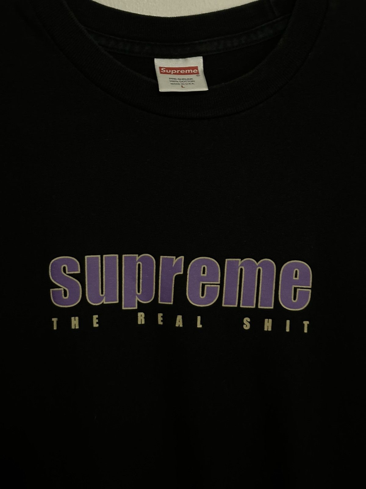 Supreme Supreme The Real Shit Long Sleeve Tee Size US L / EU 52-54 / 3 - 2 Thumbnail