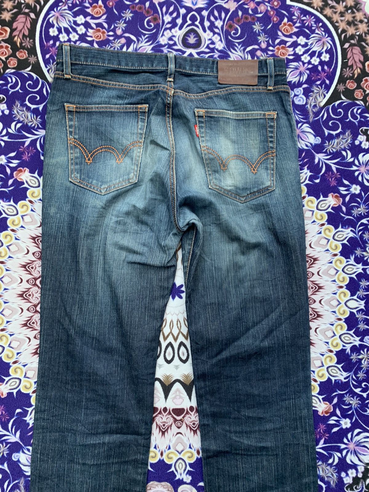 Edwin Edwin 503 Faded & Distresed Denim Size US 36 / EU 52 - 7 Thumbnail