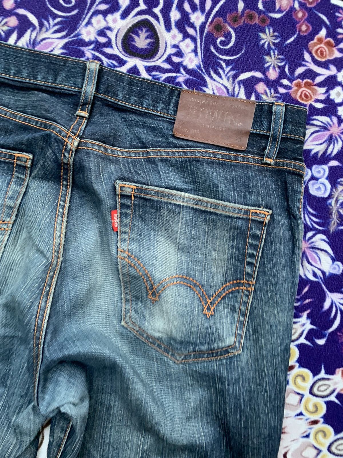 Edwin Edwin 503 Faded & Distresed Denim Size US 36 / EU 52 - 8 Thumbnail