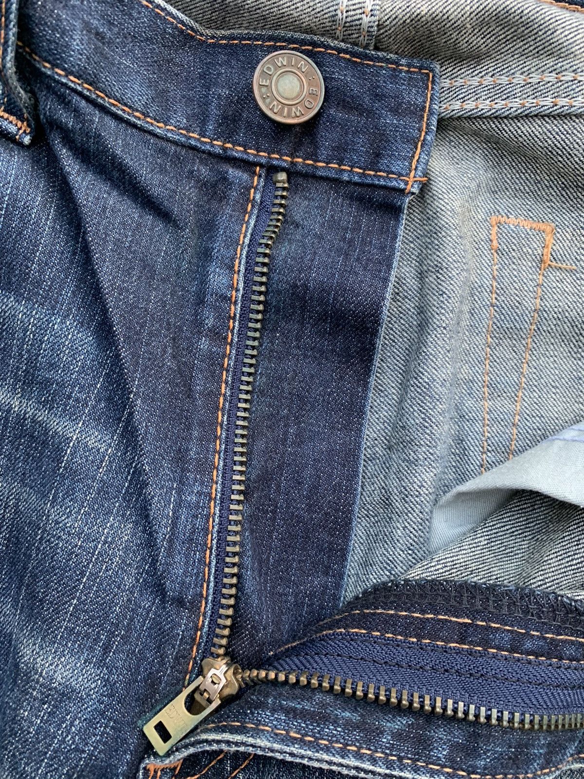 Edwin Edwin 503 Faded & Distresed Denim Size US 36 / EU 52 - 3 Thumbnail