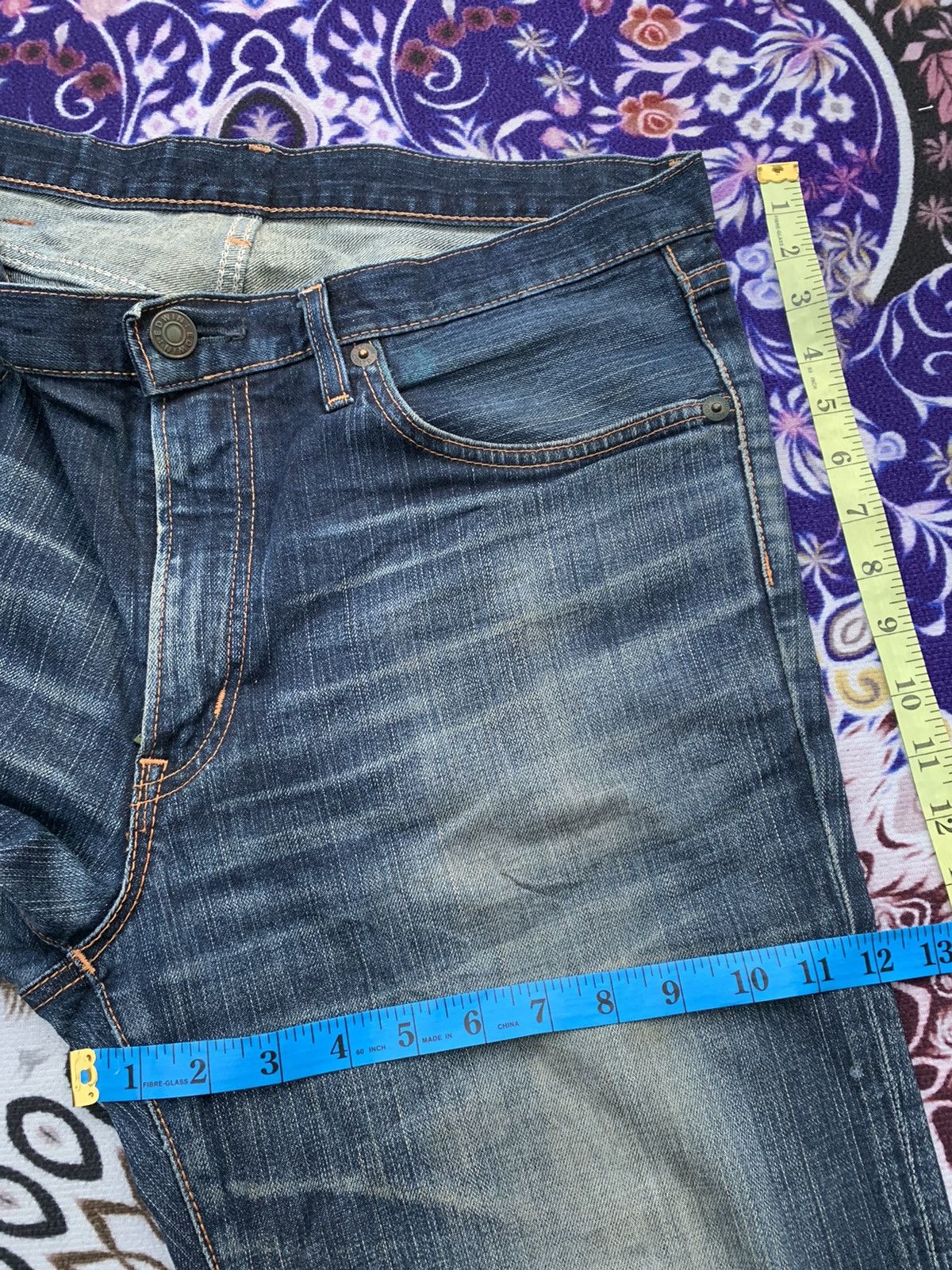 Edwin Edwin 503 Faded & Distresed Denim Size US 36 / EU 52 - 11 Thumbnail