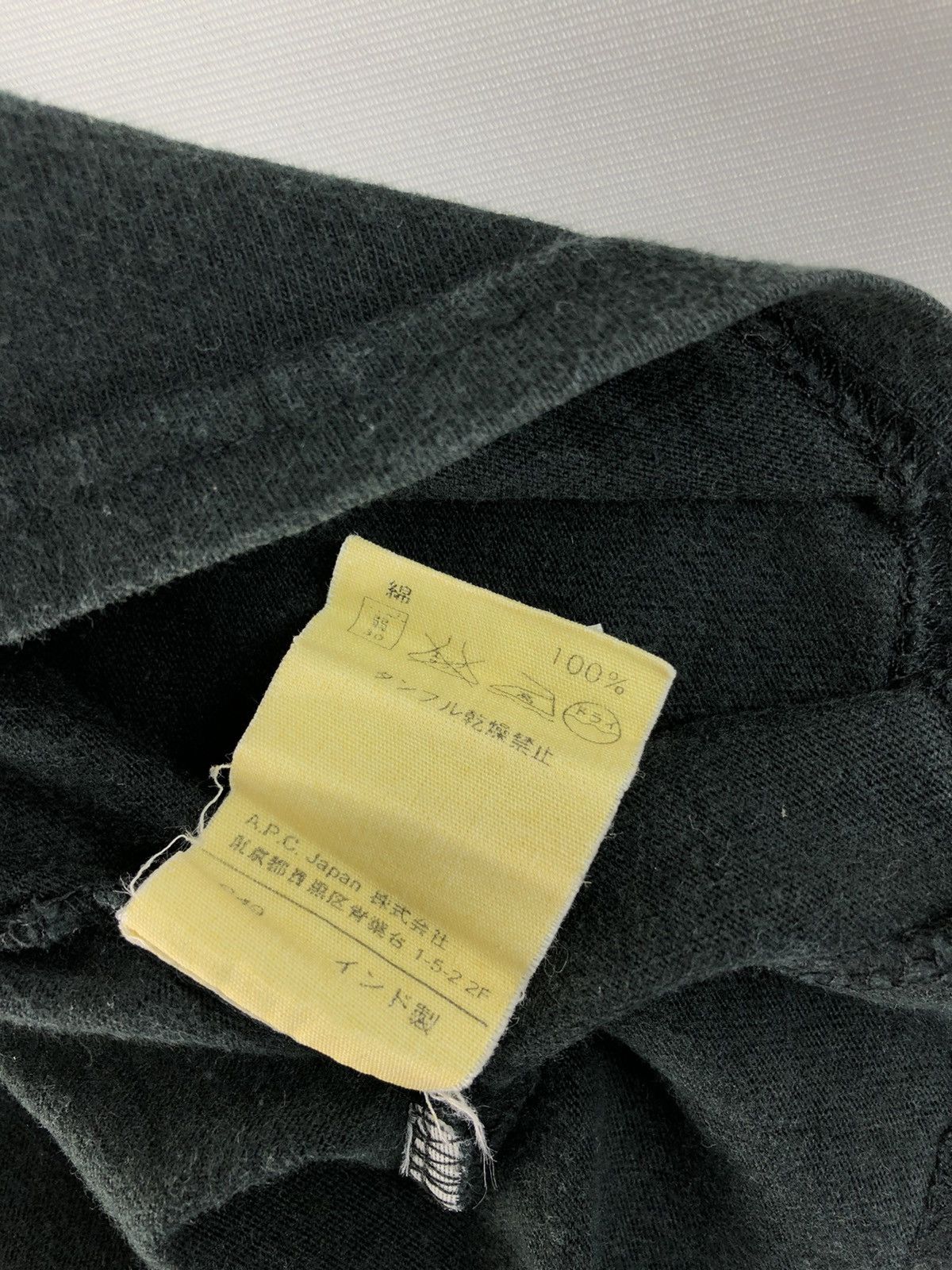 A.P.C. × Vintage A.P.C Rue De Fleur Paris Simple Crewneck Plain T-shirt Tee Size US M / EU 48-50 / 2 - 6 Thumbnail