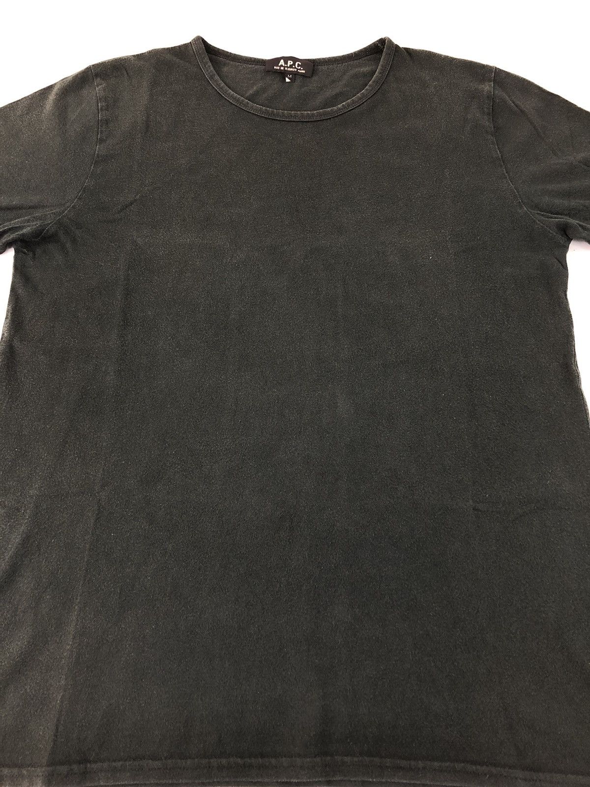 A.P.C. × Vintage A.P.C Rue De Fleur Paris Simple Crewneck Plain T-shirt Tee Size US M / EU 48-50 / 2 - 3 Thumbnail