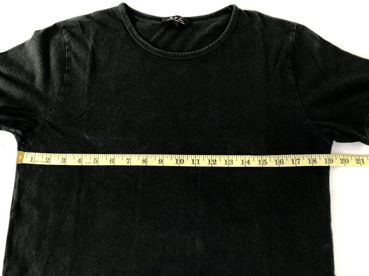 A.P.C. × Vintage A.P.C Rue De Fleur Paris Simple Crewneck Plain T-shirt Tee Size US M / EU 48-50 / 2 - 7 Thumbnail