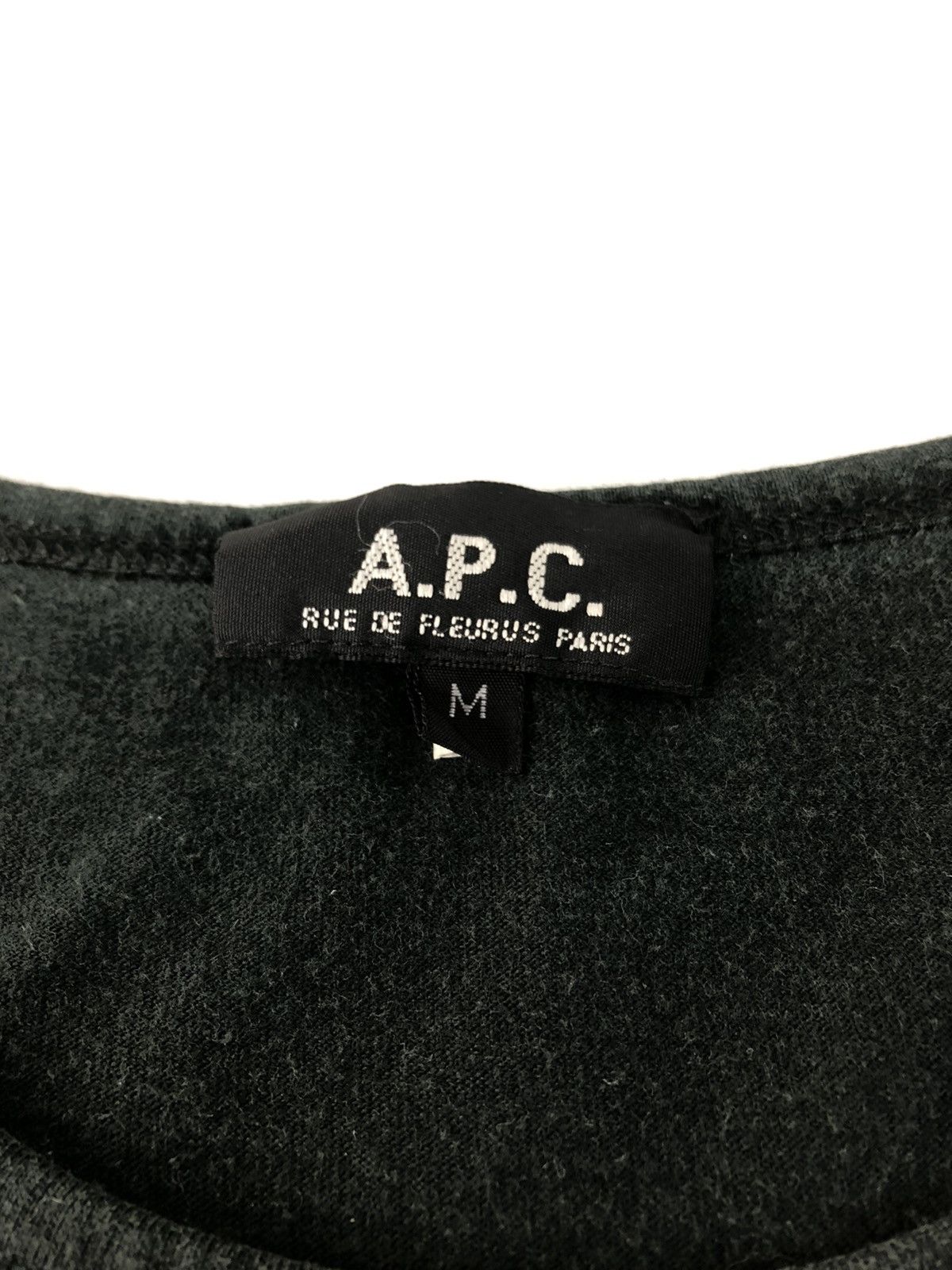 A.P.C. × Vintage A.P.C Rue De Fleur Paris Simple Crewneck Plain T-shirt Tee Size US M / EU 48-50 / 2 - 4 Thumbnail