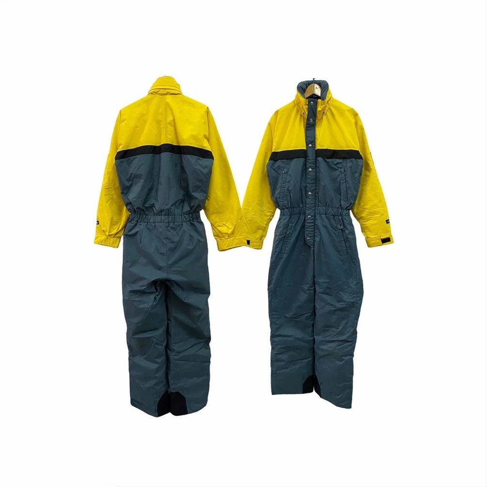 image of Goretex x Ski The North Face Gore-Tex Overall Ski Snowsuit in Yellow, Men's (Size 28)