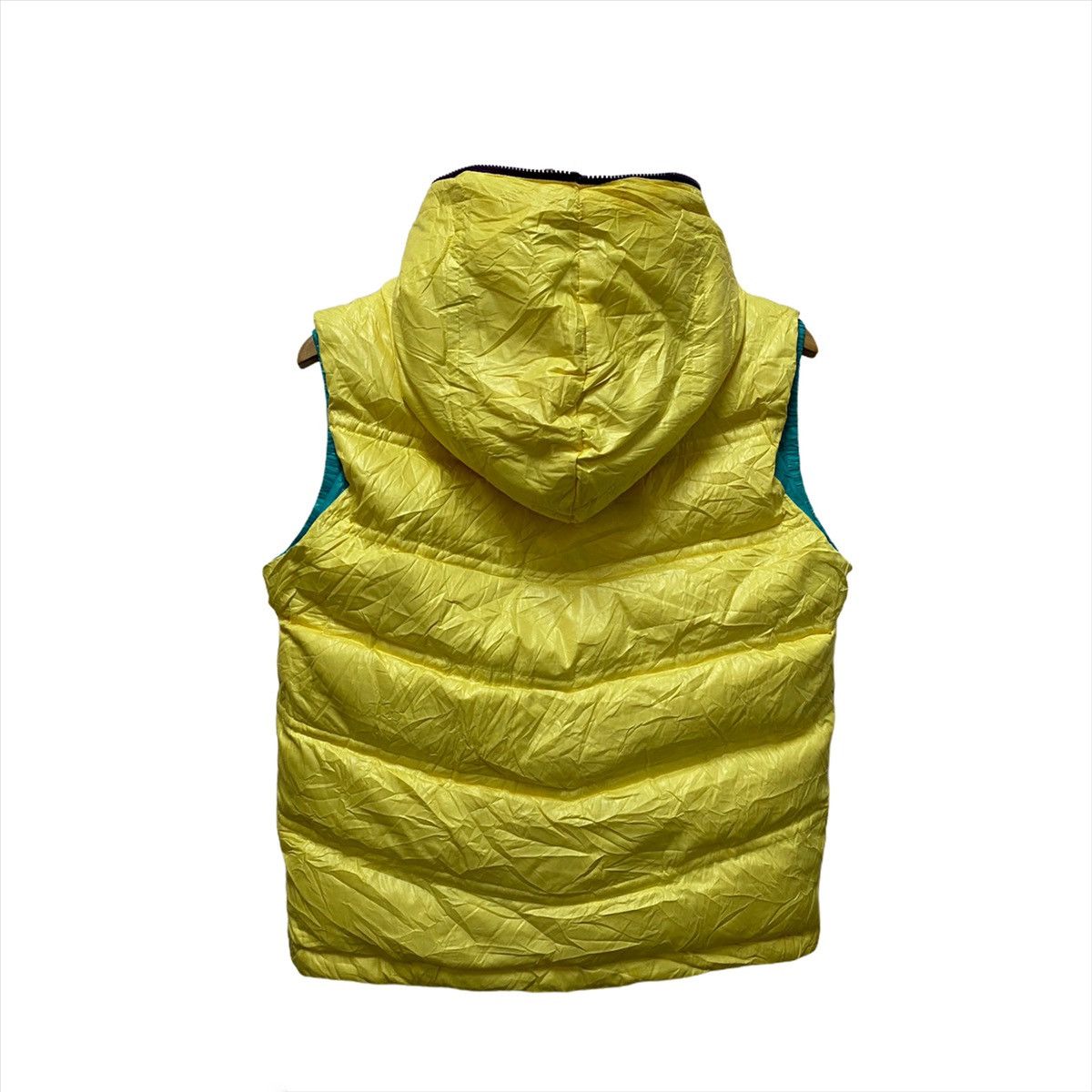 Fila × Japanese Brand FILA DISTRESSED YELLOW HOODIE ZIPPER PUFFER VEST Size US S / EU 44-46 / 1 - 2 Thumbnail