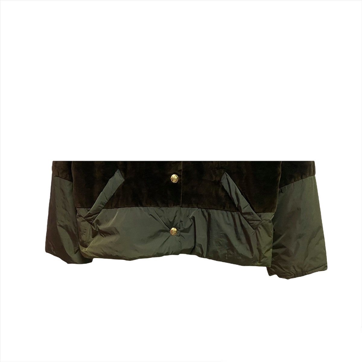 Japanese Brand ACRONIMO VELVET CROSS EDGE PUFFER BUTTON JACKET Size US L / EU 52-54 / 3 - 8 Thumbnail