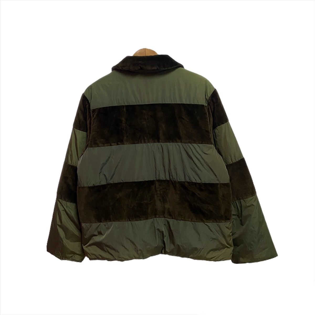Japanese Brand ACRONIMO VELVET CROSS EDGE PUFFER BUTTON JACKET Size US L / EU 52-54 / 3 - 3 Thumbnail