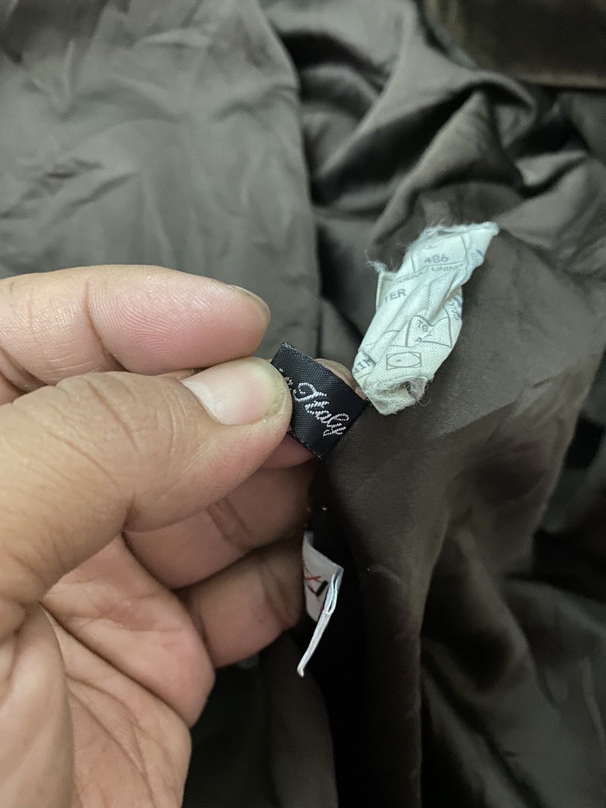 Japanese Brand ACRONIMO VELVET CROSS EDGE PUFFER BUTTON JACKET Size US L / EU 52-54 / 3 - 13 Thumbnail