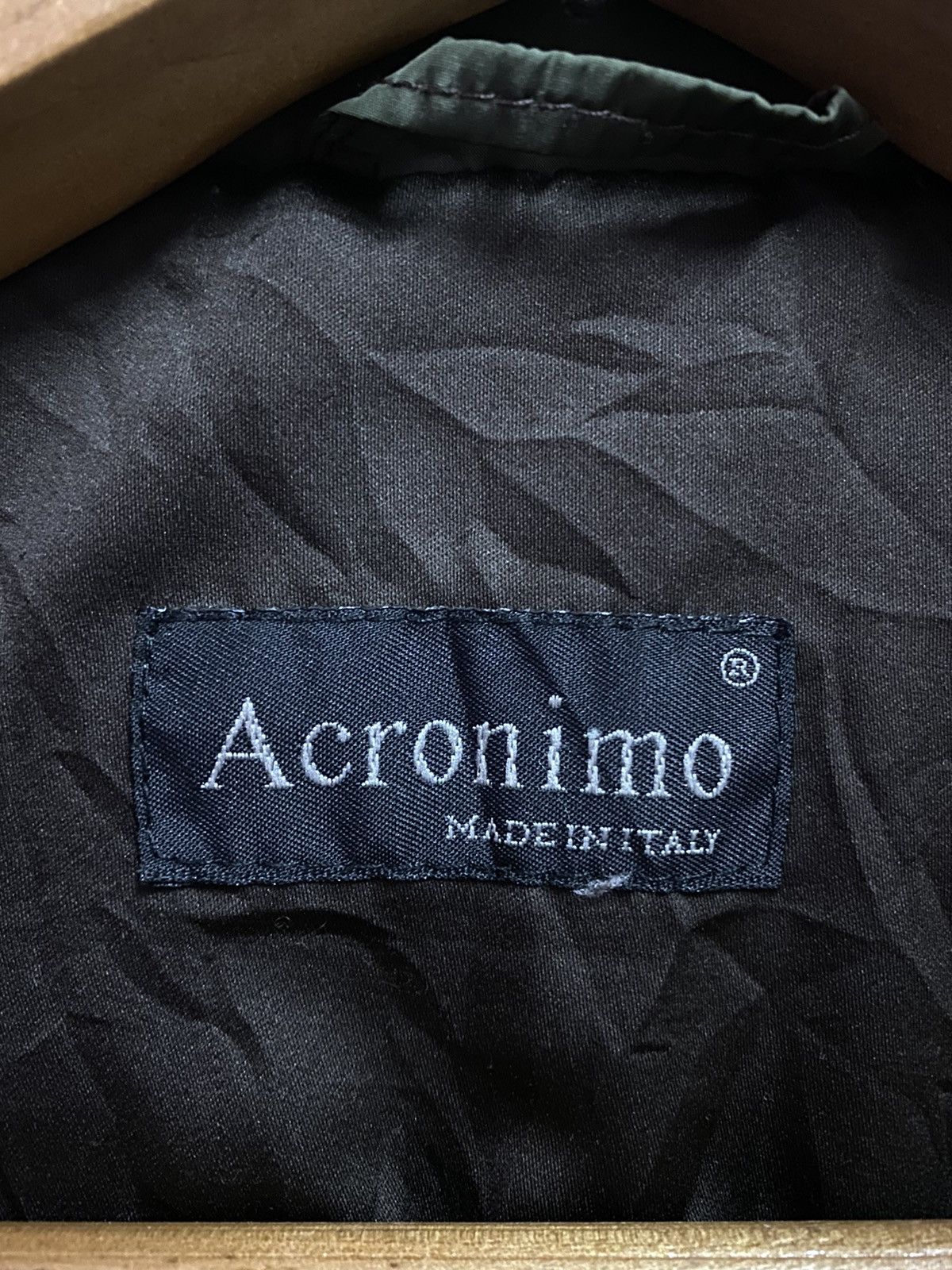 Japanese Brand ACRONIMO VELVET CROSS EDGE PUFFER BUTTON JACKET Size US L / EU 52-54 / 3 - 10 Thumbnail