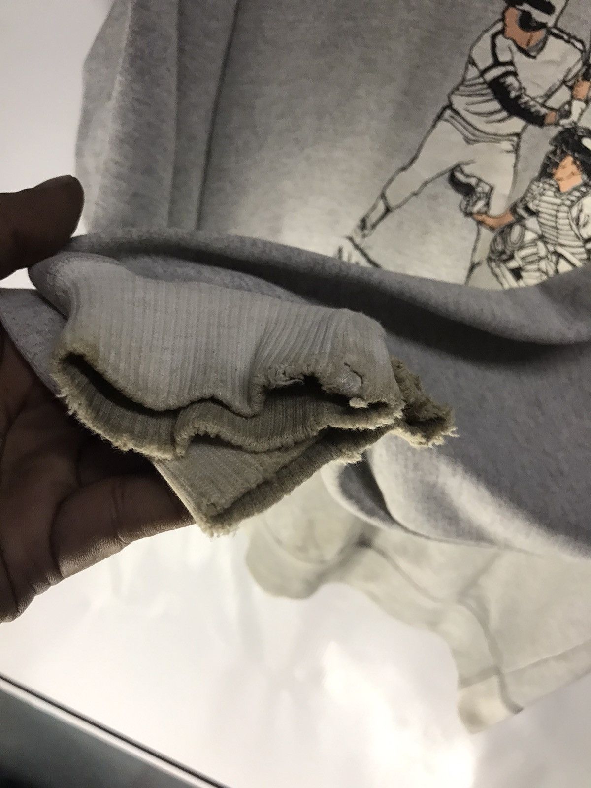Vintage Vintage American League distressed sweatshirt Size US M / EU 48-50 / 2 - 5 Thumbnail