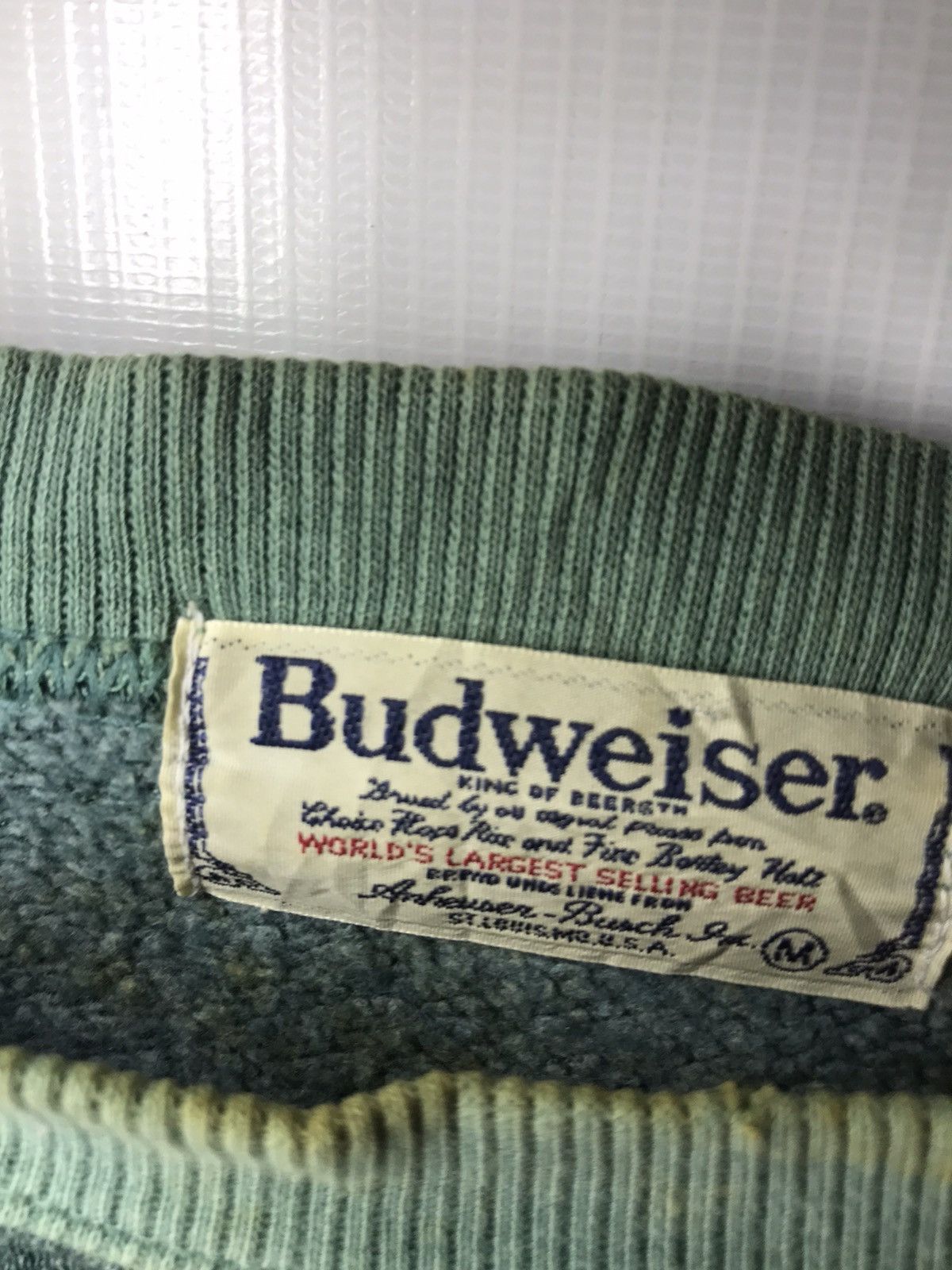 Budweiser × Vintage Vintage Budweiser distressed sweatshirt Size US M / EU 48-50 / 2 - 5 Thumbnail