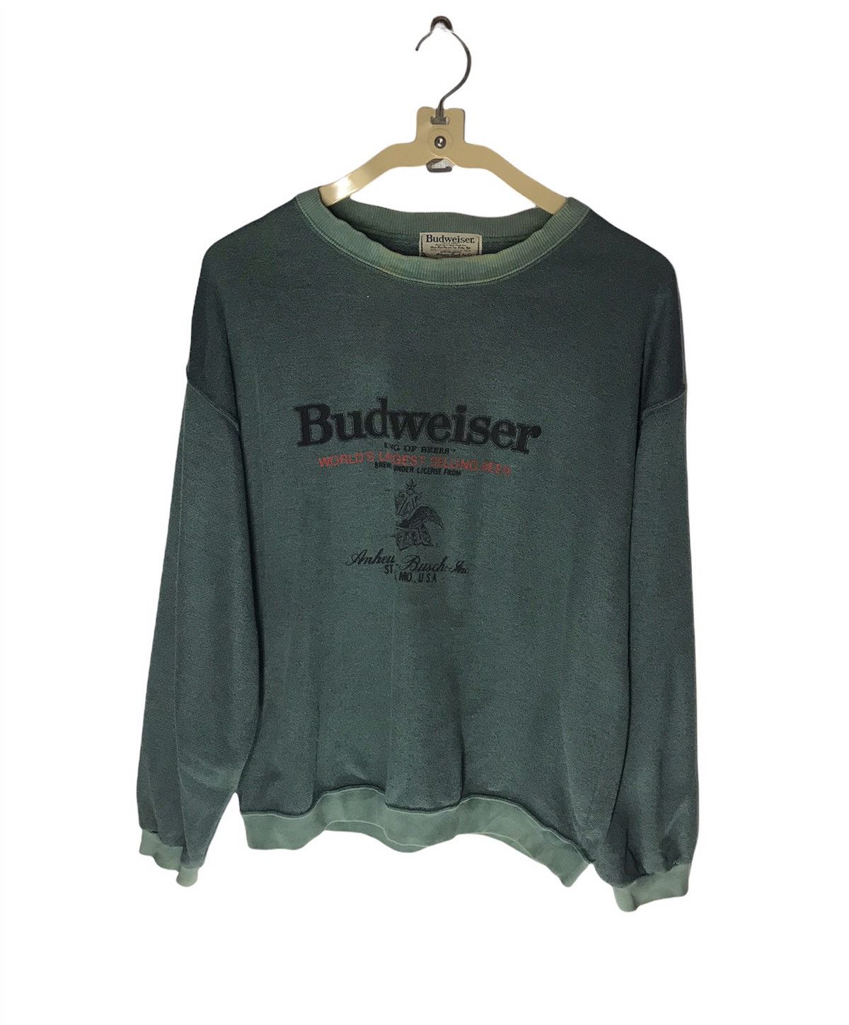 Budweiser × Vintage Vintage Budweiser distressed sweatshirt Size US M / EU 48-50 / 2 - 1 Thumbnail