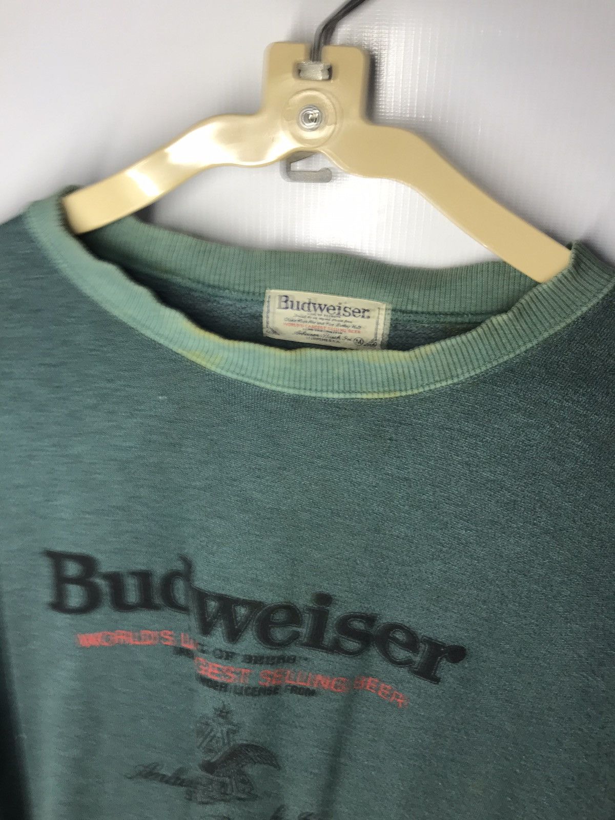 Budweiser × Vintage Vintage Budweiser distressed sweatshirt Size US M / EU 48-50 / 2 - 4 Thumbnail