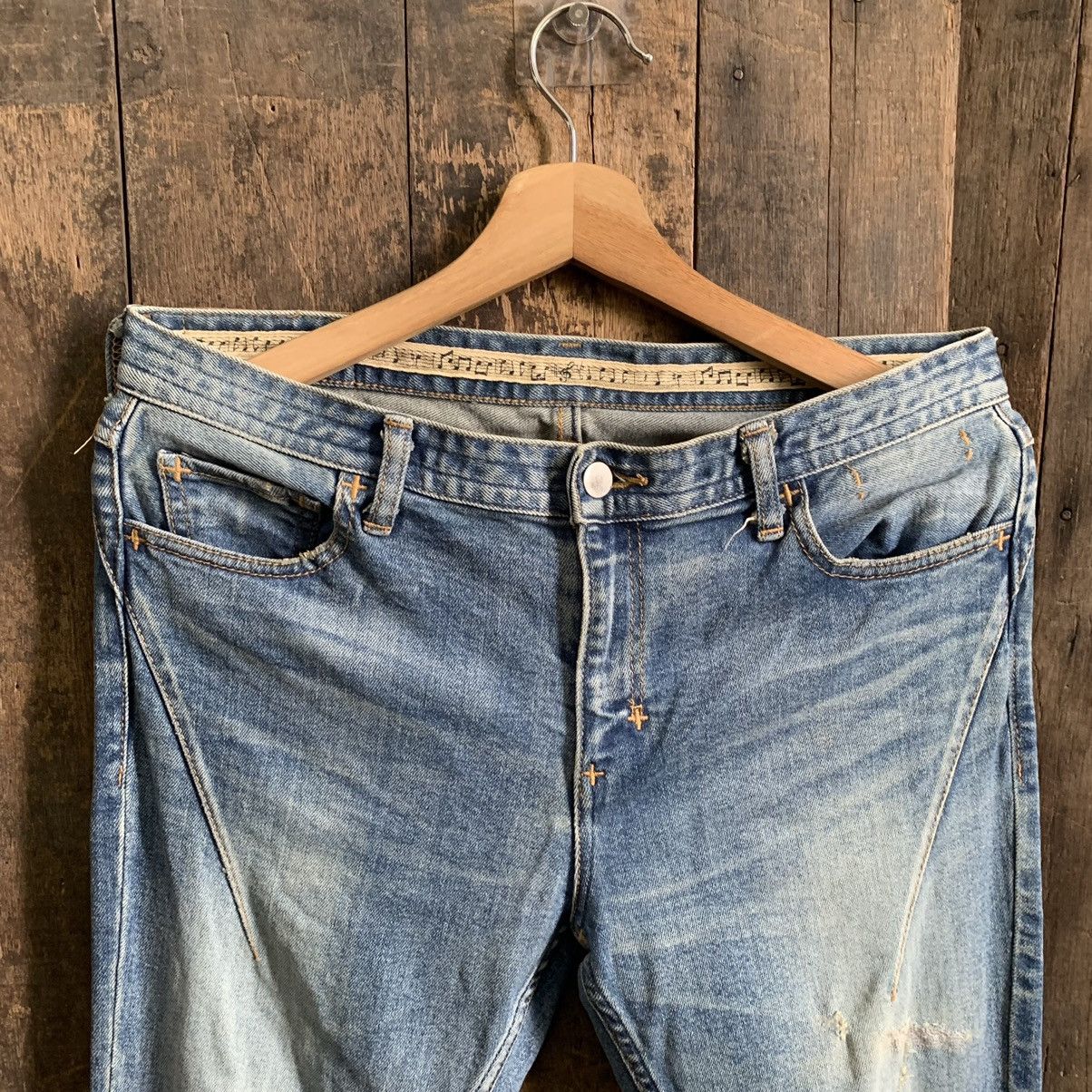 Number (N)ine Studious Number(N)ine Distressed Denim Jeans Size US 32 / EU 48 - 3 Thumbnail