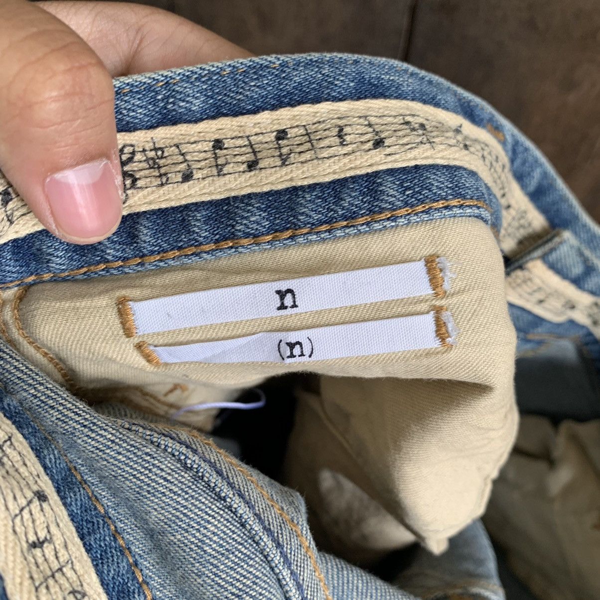 Number (N)ine Studious Number(N)ine Distressed Denim Jeans Size US 32 / EU 48 - 9 Thumbnail